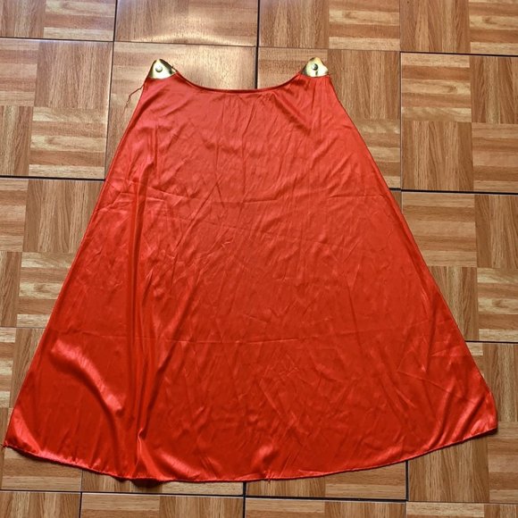 Donated Roman Gladiator Dress w/ Cape Halloween Costume -  Adult OS UC - Picture 11 of 11